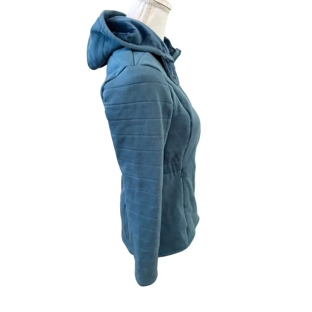 The North Face Caroluna Fitted Fleece Lined Jacket Blue S